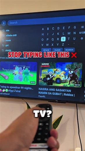 Wireless TV Remote with Keyboard for Smart TVs