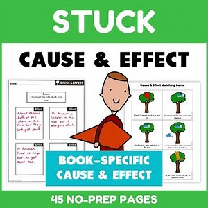 Stuck Cause & Effect Graphic Organizers - Cause & Effect Activities & Worksheets