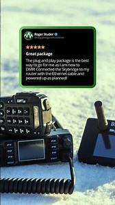 "The plug and play package is the best way to go for me as I am new to DMR! " #hamradio #bridgecom