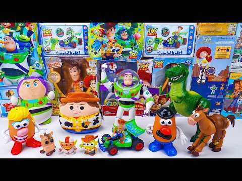 Unboxing Disney Pixar Toy Story toy collection ASMR | Woody & Slinky Dog & Rex & Aliens & Jessie