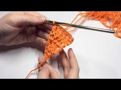 Simple Crochet Triangles | Geometric Crochet | YarnHookNeedles