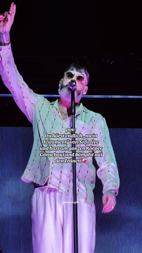 Sido's Touching Performance of 'Mein Testament' at Emmy Vogler Concert