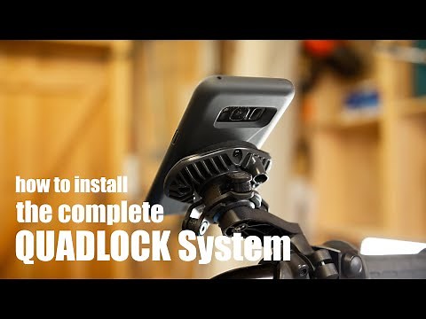 How To Install The Complete Quadlock System & USB Charger [Motorcycle]