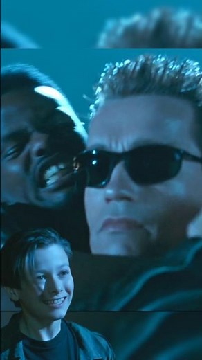 Don't shoot him! Put the gun away! 🤖 Why? #terminator2 #arnoldschwarzenegger