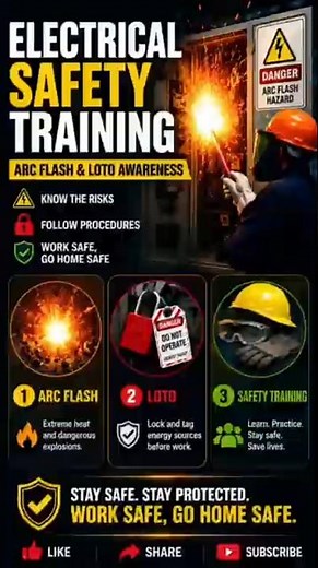 ⚡ Electrical Safety Training | Arc Flash & LOTO Awareness