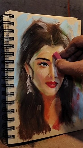 soft pastel portrait / #portraitfeed #art #painting drawing soft pastel #drawing #portrait