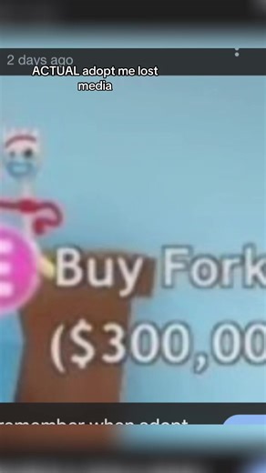 if you say there was no temporary forky pet that literally walked like forky next to you then YOU are the problem☺️#roblox #adoptme #lostmedia