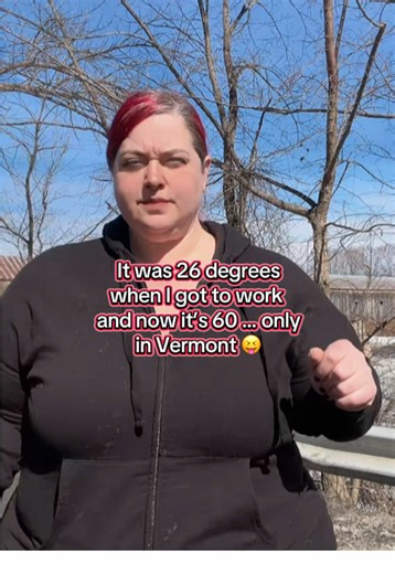 Why tho 👀🌞 #spring #fakespring #vermont #trending #plussize