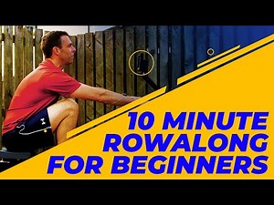 Indoor Rowing Workout for Beginners - 10 minutes straight RowAlong.