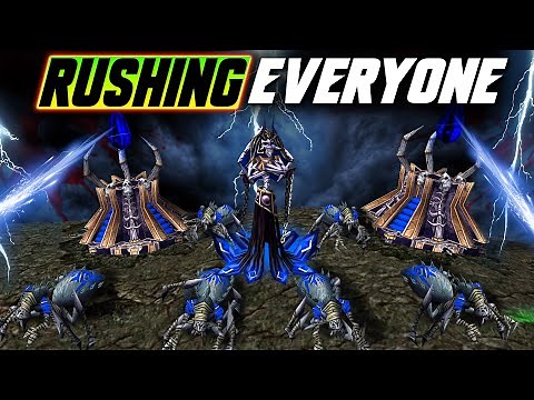 Rushing EVERYONE on ladder as Undead - WC3