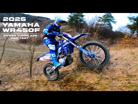 2025 YAMAHA WR450F - Power tuner map test