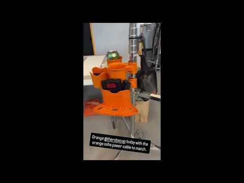 Film Set C-Stand Organizer Setup | Orange RoboCup with Plus & Holster
