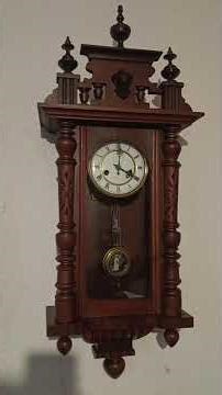 Nieduży zegar eklektyk Gustav Becker ok 1910-15 #clock #vintage #antique