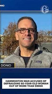 Hammonton man accused of defrauding 80-year-old woman out of more than $900K