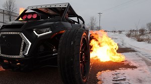 🔥 Ya'll aren't ready for this Polaris RZR build from Quad Logic - ATV / UTV Parts! 🤤 Complete with High-Clearance #SATVsuspension! 💪😎 #BuiltforBattle "Nicknamed “Karen,” for its loud & obnoxious persona! This machine was built to be low & mean with an old school hot rod/rat rod stance & image. We slammed, chopped, & fabricated our way through the entire machine to achieve a look that stands apart from any other #RZR you have ever seen." -QL . . . . #superatv #satv #satvnation #quadlogic #sat