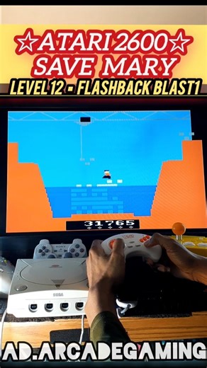 Atari Save Mary Level 12 Gameplay (Hard Mode)
