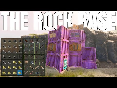 We Built The Ultimate God Rock Bunker Base! Rust Console Edition.