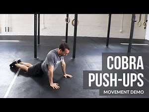 Cobra Push Ups Movement Demo
