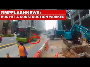 SMRT Bus Driver Hit a Construction Worker at Tanjong Pagar | #RMPNewsFlash #smrt