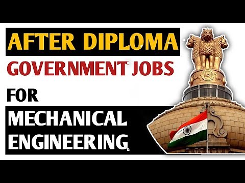 Government Jobs for Mechanical Branch | After Diploma Govt. Job for mechanical branch | Mechanical