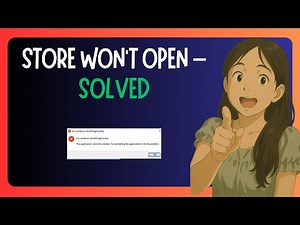 EASY FIX For "Error Code 1" in Microsoft Store - SOLVED