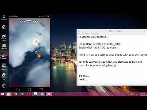[step by step] How To Use Asus PC Link Zenfone in laptop / Windows