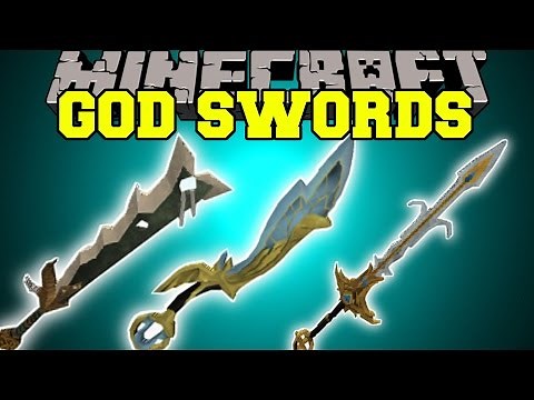 Minecraft: GOD SWORDS (THE POWER IS IN YOUR HANDS!) Mod Showcase