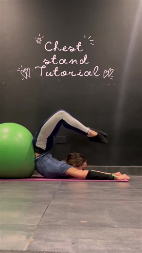 Chest stand tutorial . #contortionist #fypシ #cheststandtutorial #gymtoks