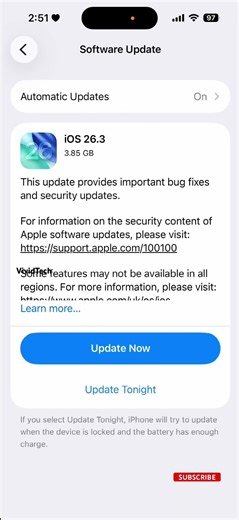 Update iOS 26.3 iphone ❤️ New Features | VividTech