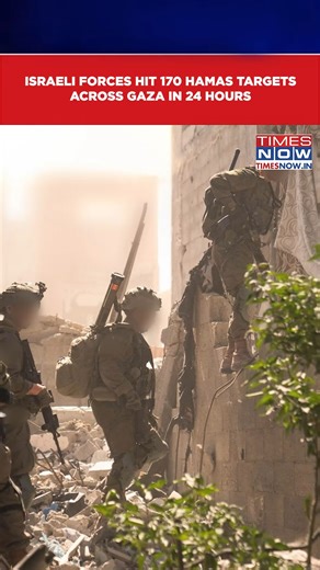 Israel Air Force Hits 170 Terror Targets Across Gaza Strip In Past 24 Hours | Watch | TIMES NOW