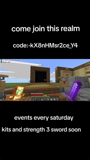 Best mc realm ever #minecraft #mcpvp #minecraftserver #server #fyp dubai choclate or something just put me on the fyp