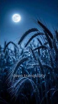 Nighttime Wheat Field – Calming Visuals for Sleep #relaxation #sleepmusic