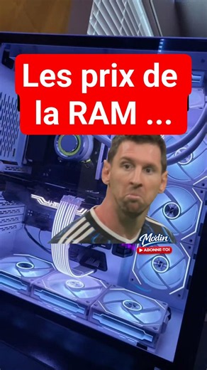 😂 Les prix de la RAM pas de 64 Go cette année 🤣🎮