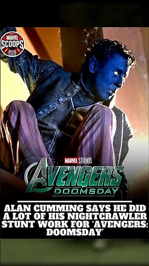 “Avengers: Doomsday — Alan Cumming Stuns Cast with His Nightcrawler Stunts”#shorts #marvel #avengers