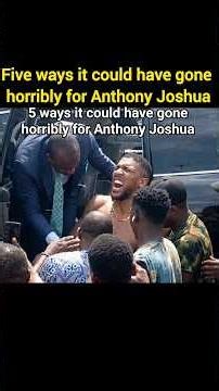 Five ways it could have gone horribly for Anthony Joshua- Anthony Joshua's car crash.