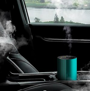 [Hot Item] Car Fragrance Air Diffuser USB Rechargeable Car Aroma Diffuser Machine Essential Oil Diffuser Car