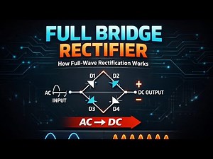 Full Bridge Rectifier Tutorial for Beginners (AC to DC the EASY Way!)