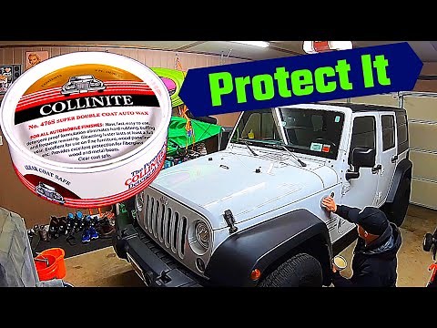 WAXING A JEEP WRANGLER WITH COLLINITE 476 CAR WAX PLUS DETAILING TIPS - Realistic Detailing
