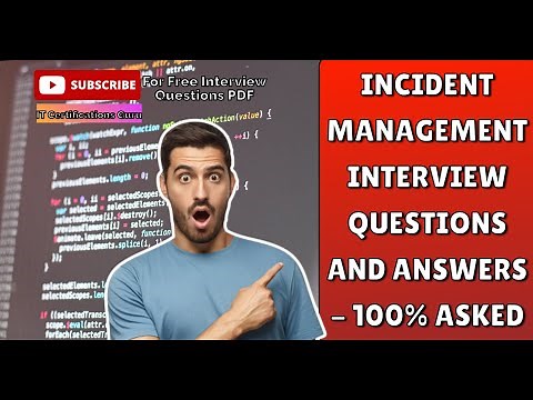 Incident management interview questions & Answers - 100% Asked #incidentmanagement #support