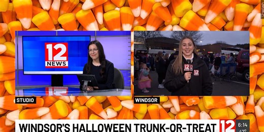 WATCH: 12 News visits Windsor’s annual Trunk or Treat