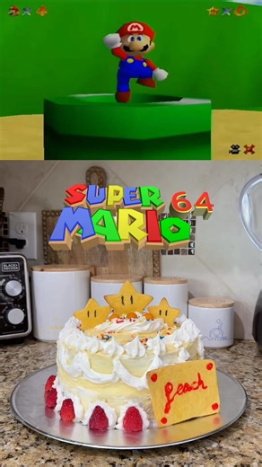 Princess Peach Cake 🎂 #Nintendo64