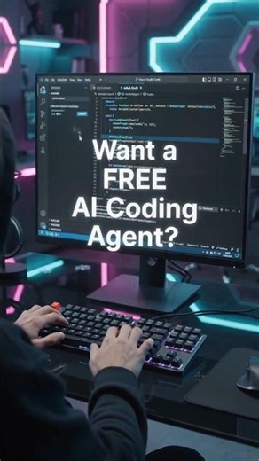 Best FREE AI Coding Agent for VS Code 🤖 #shorts
