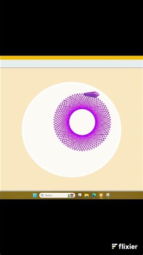Drawing a flower in SCRATCH !
