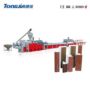 [Hot Item] PVC Profile Decorative Board Plastic Extrusion Line Construction Frame Machine