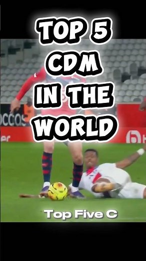 Top 5 CDM in the world!! 🌎❌ #football#soccer#footballsoccer#defence#midfielder