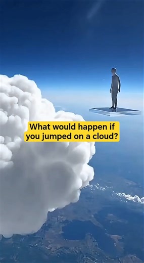 What would happen if you jumped on a cloud? #DidYouKnow #medicaltiktok #foryou #facts #fyp