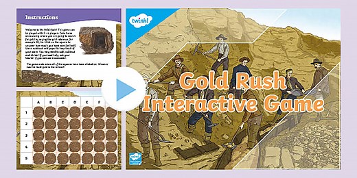 Gold Rush Interactive Game