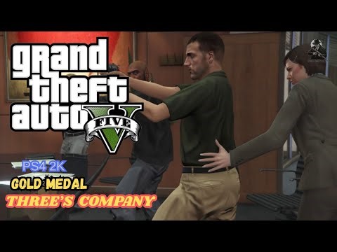 GTA 5 - Mission #24 - Three's Company [100% Gold Medal Walkthrough]