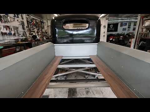 1941 Chevy Truck Restomod, Install the bed rail and blocks, set bed on frame