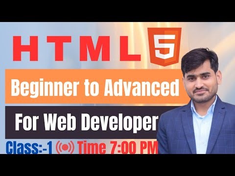HTML Beginner Class 1 l Learn HTML From Scratch Today!